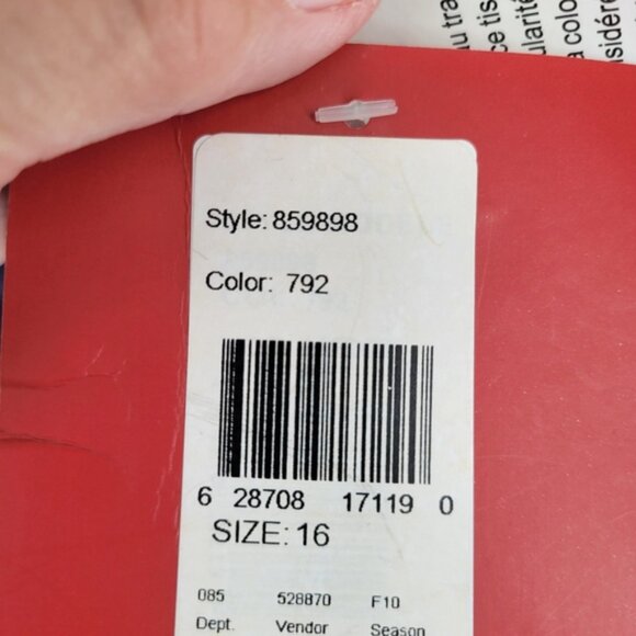 JS Collections Elegant Blue Dress with Embellished Waist Size 16 - Picture 6 of 12